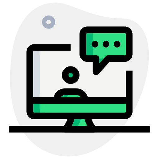 Desktop computer icon
