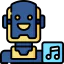 Techno music icon 64x64