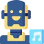 Techno music icon 64x64