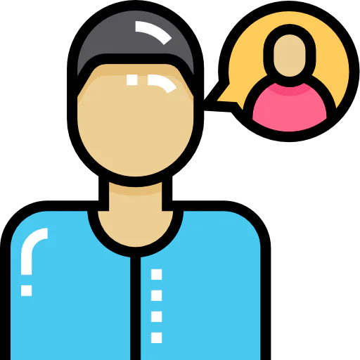 Talking icon