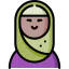 Arab woman icon 64x64
