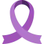 Purple ribbon Ikona 64x64