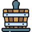 Wood bucket ícone 64x64