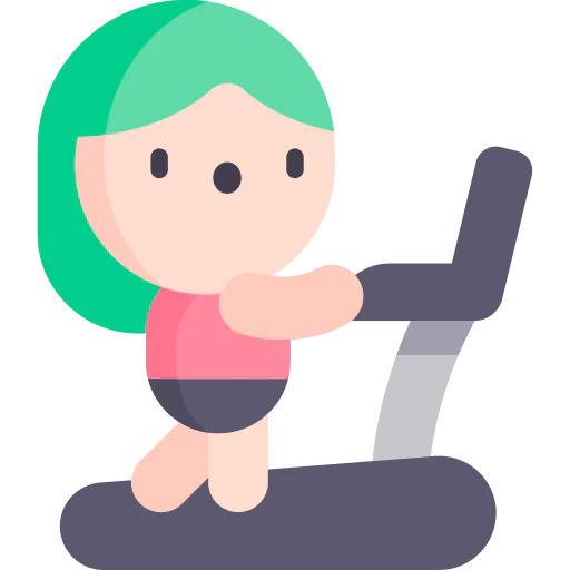 Treadmill machine icon