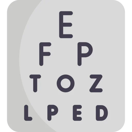 Eye test icon