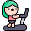 Treadmill machine icon 64x64
