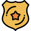Police badge icon 64x64