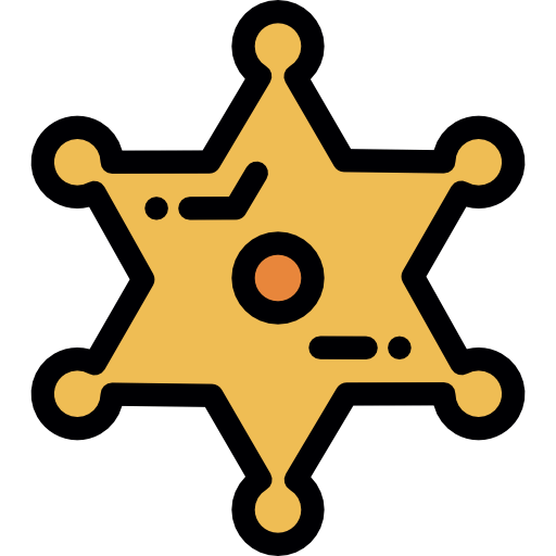 Sheriff badge アイコン