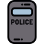 Полицейский щит иконка 64x64