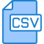 Csv file format icon 64x64