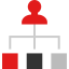 Organization chart biểu tượng 64x64