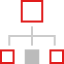 Organization chart ícono 64x64