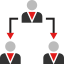 Organization chart biểu tượng 64x64