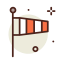 Wind flag icon 64x64