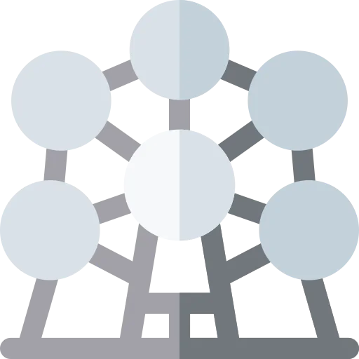 Atomium icône