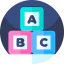Abc block icon 64x64