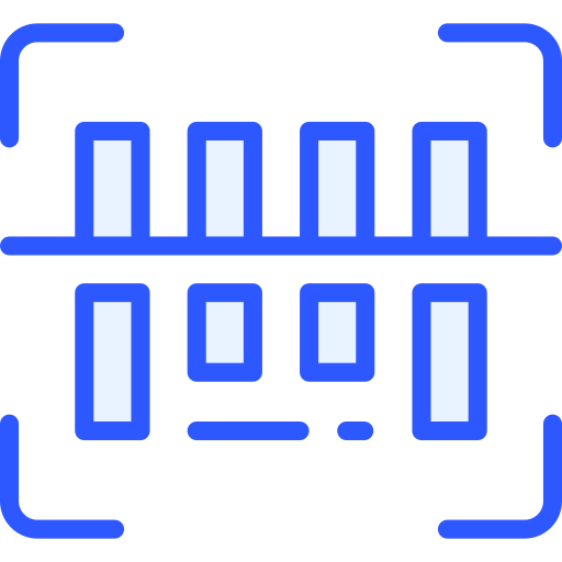 Bars code ícono