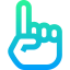 Finger up icon 64x64