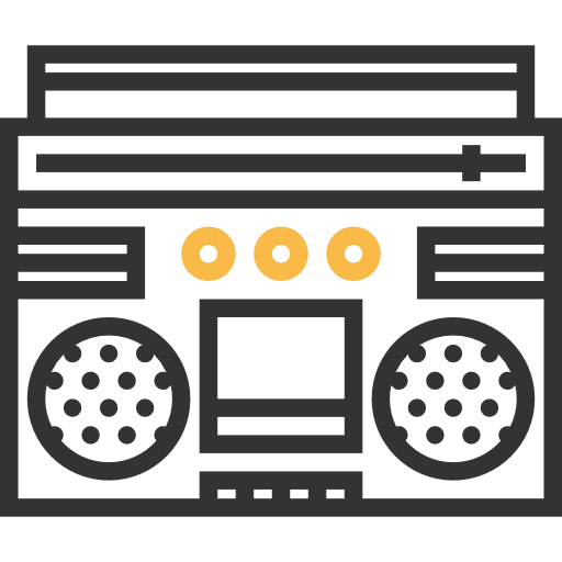 Radio cassette icône