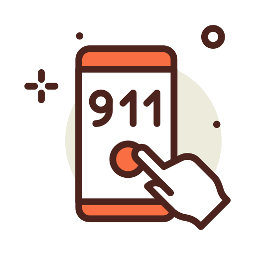 911 call icône