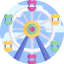 Ferris wheel icon 64x64