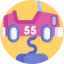 Spring swing car icon 64x64