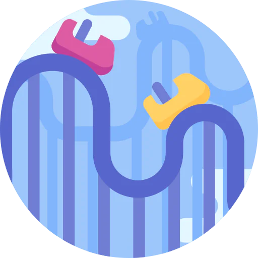 Roller coaster icon