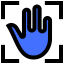 Hand recognition icon 64x64