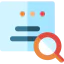 Magnifying lens icon 64x64