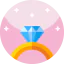 Diamond ring ícono 64x64