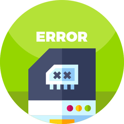 Error ícono