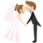 Wedding couple biểu tượng 64x64
