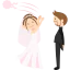 Wedding couple icône 64x64