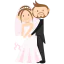 Wedding couple biểu tượng 64x64