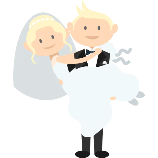 Wedding couple icône