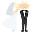 Wedding couple biểu tượng 64x64