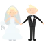 Wedding couple biểu tượng 64x64