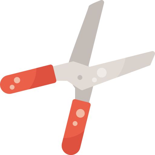 Pruning shears icon