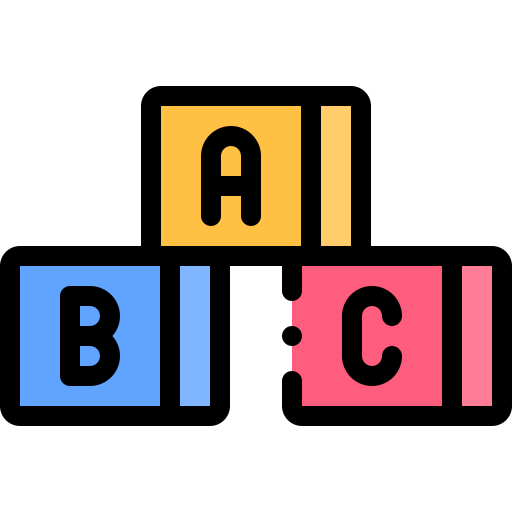 Abc block icon