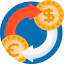 Money exchange icon 64x64