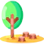 Deforestation ícone 64x64