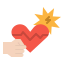 Heart attack icon 64x64