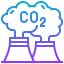 Carbon dioxide ícono 64x64
