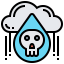 Acid rain icon 64x64