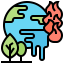 Global warming icon 64x64