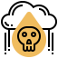 Acid rain icon 64x64
