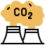 Carbon dioxide icon 64x64