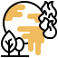 Global warming icon 64x64