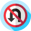 U turn Ikona 64x64