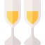 Champagne glass icon 64x64
